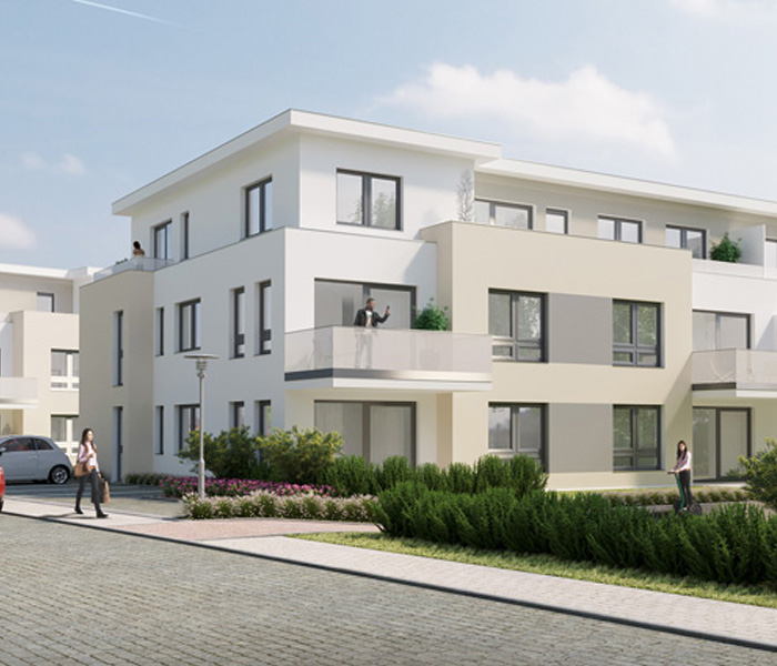 Mühlacker, Fliederweg — Mehrfamilienhäuser